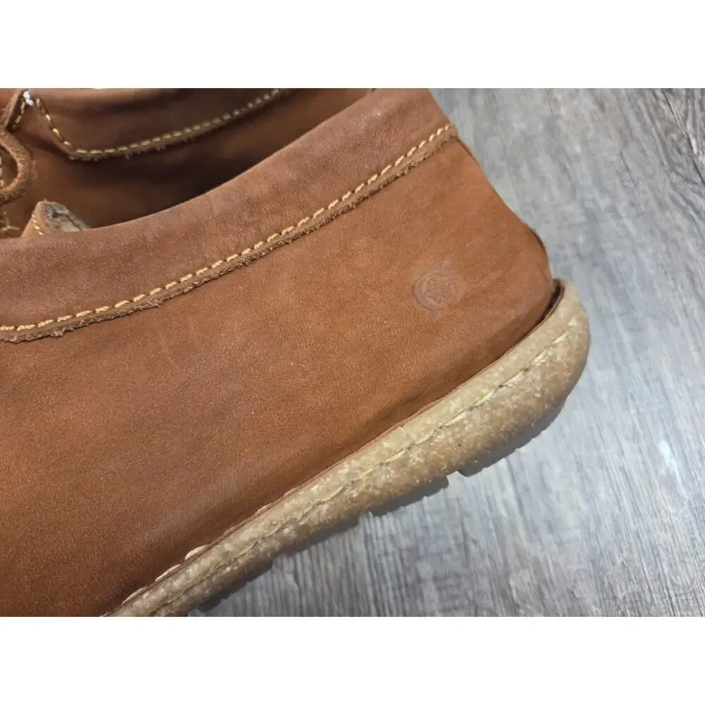 Born Nuala II Chukka Boots Shoes Brown Leather Size 8.5 Euro 40